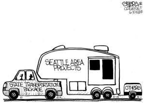 State transportation budget projects | Cartoon for July 3