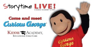 Kiddie Academy of Kirkland will host Curious George on July 25.
