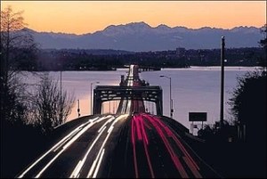 With Mt. Olympus looming above it in the background