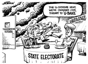 Transportation kitchen fire | Cartoon for May 29