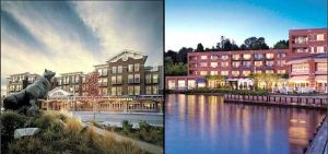 The Heathman (left) and Woodmark hotels in Kirkland have earned the AAA Four Diamond Award for high caliber service in the hospitality industry.