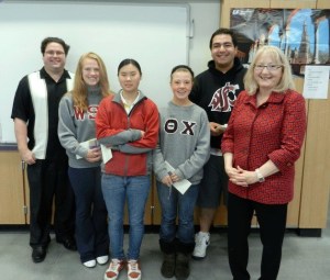 Pictured left to right: Mr. Dawson