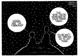 Where are all of the fireworks? | Cartoon for June 27 - Frank Shiers