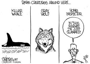 Rare creatures around here | Cartoon for Sept. 16 - Frank Shiers