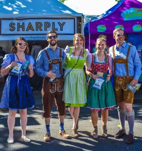 Attendees were encouraged to dress in German garb for Kirkland Oktoberfest