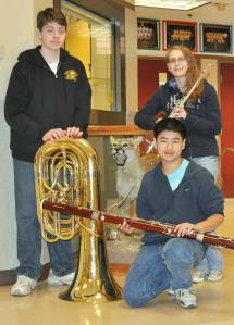 Kamiakin’s Junior All-State musicians are:  Ben Hayward