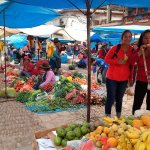 Kirkland resident Matilde Melendez (right) visits a fruit market in Cusco, Peru. She has started her own business, Conquer Peru, in which she coordinates travel plans to the country for customers. Submitted photo