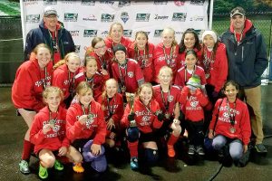 The Inferno won the U14 girls soccer state title on Saturday. Contributed photo