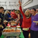 From left, Megan Whittingham, Julie Smith and Joohee Tse enjoy the festivities at the Columbia Athletic Club&rsquo;s 35th anniversary bash. Julianna Jade/Contributed photo