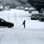 Cross-country skiing was sometimes the only easy way to get around Kirkland during a previous winter storm. Reporter file photo