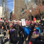 An estimated 175,000 people attended the Women&rsquo;s March on Seattle on Jan. 21. Contributed photo