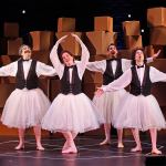 The Flying Karamazov Brothers perform in tutus. CAROL ROSEGG/Contributed photo