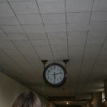 A clock is seen in the St. Edward Seminary during a tour of the property on Feb. 11. CATHERINE KRUMMEY / Kenmore Reporter