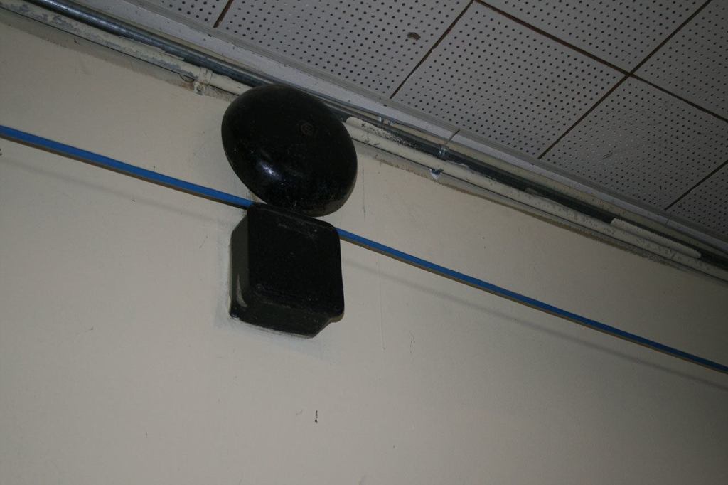 A school bell is seen in the St. Edward Seminary during a tour of the property on Feb. 11. CATHERINE KRUMMEY / Kenmore Reporter