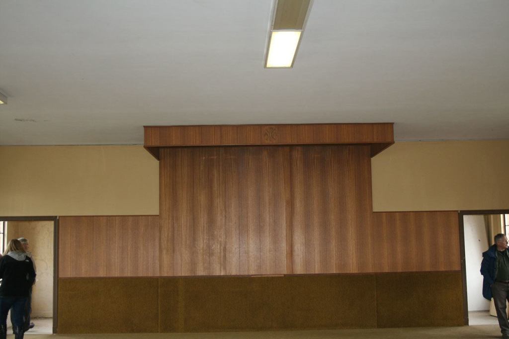 Open house attendees walk around the chapel during a tour of the St. Edward Seminary on Feb. 11. CATHERINE KRUMMEY / Kenmore Reporter