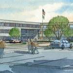 Lake Washington School District will rebuild and enlarge Juanita High School beginning in 2019. LWSD/Courtesy photo