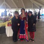 Organizers Zohreh Fard, Nazanin Nabaie and Guita Baldwin pose for a photo at the Nowruz Festival on March 18 at Marina Park in Kirkland. Contributed photo