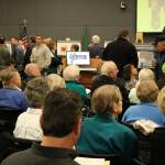 Stakeholders participate in an open house on possible zoning code amendments for the Houghton/Everest Neighborhood Center. CATHERINE KRUMMEY / Kirkland Reporter