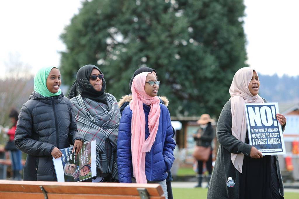 Eastside March for Justice draws hundreds to Kirkland waterfront | Photos