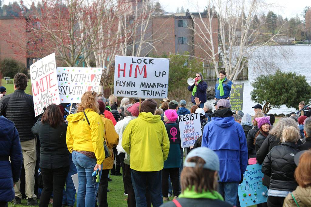 Eastside March for Justice draws hundreds to Kirkland waterfront | Photos