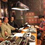 People participate in a Type-In Kirkland event organized by Cabot Guidry (right) at the Juanita Starbucks. Contributed photo