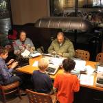 People participate in a Type-In Kirkland event at the Juanita Starbucks. Contributed photo