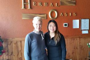 Marilyn Wozeniak, left, was chosen as the Kirkland Reporter&rsquo;s St. Patrick&rsquo;s Day contest winner. Contributed photo