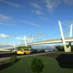 A rendering shows what the &ldquo;The Gates&rdquo; version of the Totem Lake Connector Bridge could look like. Submitted art