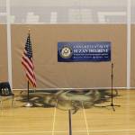 Kirkland Mayor Amy Walen (right) introduces Congresswoman Suzan DelBene (left) at a town hall event at Lake Washington High School in Kirkland. CATHERINE KRUMMEY / Kirkland Reporter