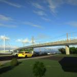 A rendering shows what the &ldquo;Suspended Ring&rdquo; version of the Totem Lake Connector Bridge could look like. Submitted art