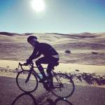 Kirkland Police Det. Derek Hill trains for next month&rsquo;s Race Across America event. Contributed photo