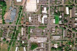 A map provided by the City of Kirkland shows the Houghton/Everest Neighborhood Center (within the dashed lines). Submitted art