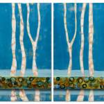 &ldquo;Tree Lines: Still Waters&rdquo; by Joy Hagen. Hagen will be at her home studio, OJOY Studio, during the Kirkland Artist Studio Tour this weekend. Contributed photo