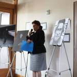 King County Councilmember Claudia Balducci speaks at an Affordable Housing Week event at Velocity Apartments in Kirkland. CATHERINE KRUMMEY / Kirkland Reporter