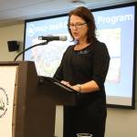 Kirkland Mayor Amy Walen delivers a State of the City address at Kirkland City Hall. CATHERINE KRUMMEY / Kirkland Reporter