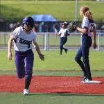 LW&rsquo;s Emma Rosendal runs the bases.