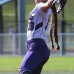 Tori Bivens fires away for the Kangs.