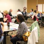 The first KirklandSafe meeting is held at the Kirkland Justice Center. CATHERINE KRUMMEY / Kirkland Reporter