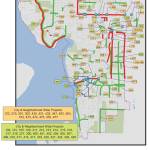 A map shows some of the transportation improvement projects the City of Kirkland has planned for the next 10 years. Graphic courtesy of the City of Kirkland