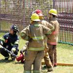 WANIC Fire & EMS students practice using a fire hose. Courtesy photo