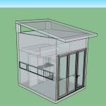 This tiny home designed by the Lake Washington Institute of Technology Build a Tiny House course aims to comfortably fit a homeless family of five. Courtesy of Charles Williams