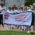 The Kirkland American/Kirkland National squad enters the field.