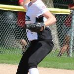 Kirkland&rsquo;s Abbie Reynolds makes a play at shortstop. All photos by Andy Nystrom/Kirkland Reporter