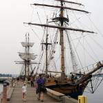 Lady Washington, Hawaiian Chieftain come to port in Kirkland