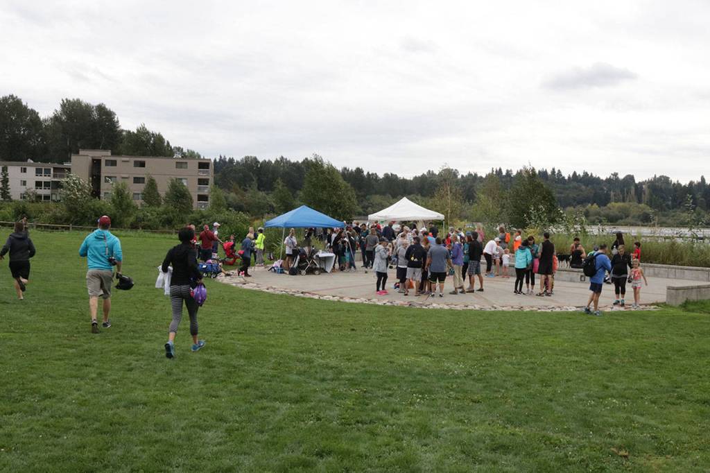 Kids swim, bike, run in Saturday triathlon