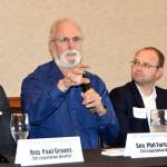 &ldquo;You elect us to spend your money and make your laws,&rdquo; Senator Phil Fortunato told the audience, in response to a question about the McCleary funding. The Supreme Court is not the organization that should be deciding how the state&rsquo;s money is spent, he added, during a Sept. 14 legislative wrap-up at The Club at Snoqualmie Ridge. (Carol Ladwig/Staff Photo)