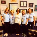 From left, Sara Montgomery, Eunice Hostetter, Rep. Suzan DelBene, Lynda Walrath and Cheryl St. Paul. The four women met with DelBene in Washington, D.C. to discuss funding for cancer research and other related issues. Courtesy photo