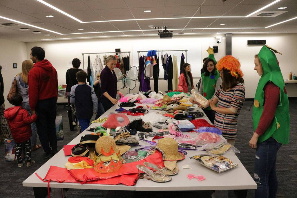 The City of Kirkland collected about 150 costumes, which were on display Saturday. Megan Campbell/Kirkland Reporter