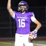Lake Washington&rsquo;s Zeke Pelluer gets fired up during last Friday&rsquo;s game against Juanita. Courtesy of Shannon Soleil Rene