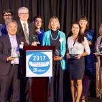 Photo courtesy of Alec Miller                                From left (front): Dianne Wasson; Doug Ito of SMR Architects; Marty Kooistra; Deborah Winter; Madeline Cavazos (for Rep. Joan McBride); Pamela Tietz; Jennifer Staplin; Alison Dean.